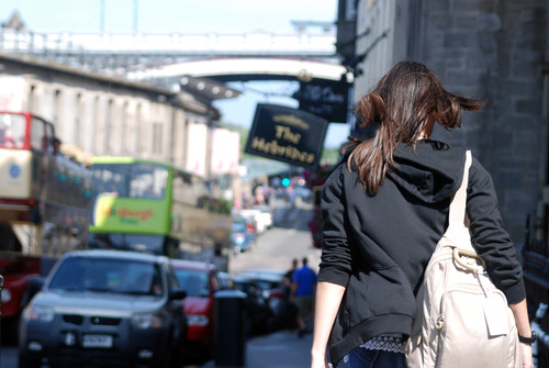 walking in the city - Edinburgh