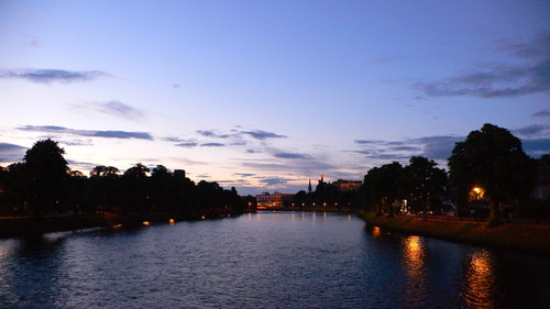 Fiume Ness sera - river Ness, evening