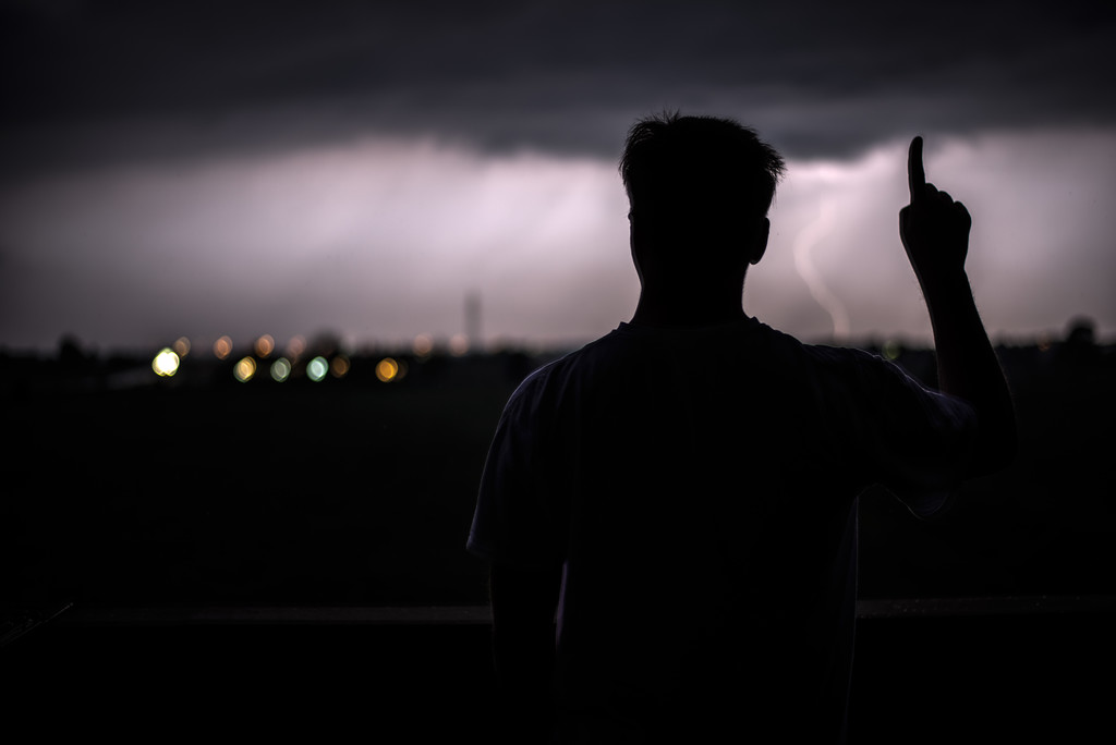 Nature,People - lightning night