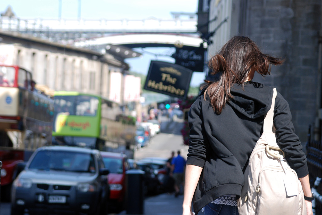 Cities,People - walking in the city - Edinburgh