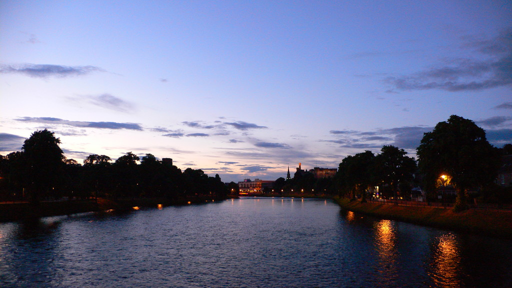 Landscapes - Fiume Ness sera - river Ness, evening